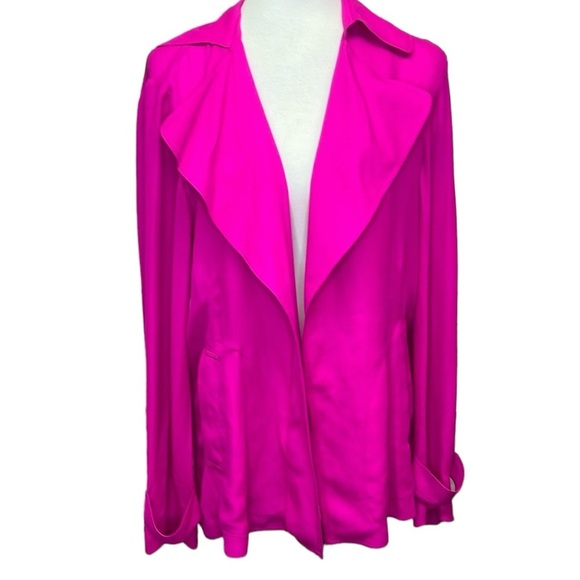 Newport News Silk Shacket - Picture 1 of 5